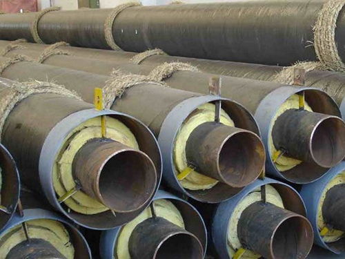 山东钢套钢蒸汽保温钢管现货,聚氨酯保温钢管理论重量